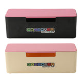 Maxbell Cable Management Box Cable Box Power Strip Cover Box for Home Office TV Desk Black