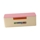 Maxbell Cable Management Box Cable Box Power Strip Cover Box for Home Office TV Desk Milk White