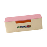 Maxbell Cable Management Box Cable Box Power Strip Cover Box for Home Office TV Desk Milk White