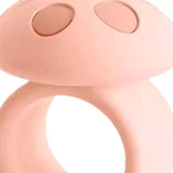 Maxbell Mushroom Shape Door Handle Stopper Lovely Doorknob Protector for Home Office Pink