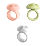 Maxbell Mushroom Shape Door Handle Stopper Lovely Doorknob Protector for Home Office Pink