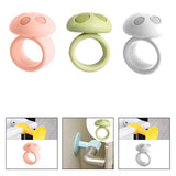 Maxbell Mushroom Shape Door Handle Stopper Lovely Doorknob Protector for Home Office Pink