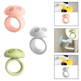 Maxbell Mushroom Shape Door Handle Stopper Lovely Doorknob Protector for Home Office Pink