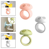 Maxbell Mushroom Shape Door Handle Stopper Lovely Doorknob Protector for Home Office Pink