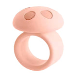 Maxbell Mushroom Shape Door Handle Stopper Lovely Doorknob Protector for Home Office Pink
