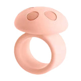 Maxbell Mushroom Shape Door Handle Stopper Lovely Doorknob Protector for Home Office Pink