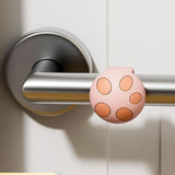 Maxbell Mushroom Shape Door Handle Stopper Lovely Doorknob Protector for Home Office Pink