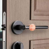 Maxbell Mushroom Shape Door Handle Stopper Lovely Doorknob Protector for Home Office Pink
