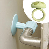 Maxbell Mushroom Shape Door Handle Stopper Lovely Doorknob Protector for Home Office Green