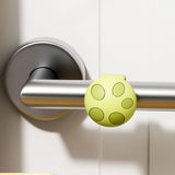 Maxbell Mushroom Shape Door Handle Stopper Lovely Doorknob Protector for Home Office Green