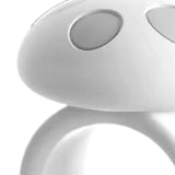 Maxbell Mushroom Shape Door Handle Stopper Lovely Doorknob Protector for Home Office White