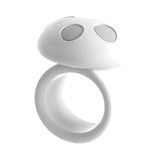 Maxbell Mushroom Shape Door Handle Stopper Lovely Doorknob Protector for Home Office White