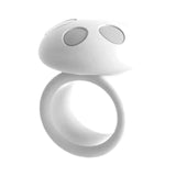 Maxbell Mushroom Shape Door Handle Stopper Lovely Doorknob Protector for Home Office White