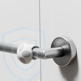 Maxbell Mushroom Shape Door Handle Stopper Lovely Doorknob Protector for Home Office White
