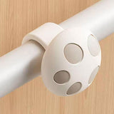 Maxbell Mushroom Shape Door Handle Stopper Lovely Doorknob Protector for Home Office White