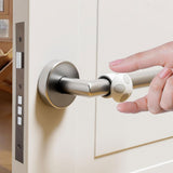 Maxbell Mushroom Shape Door Handle Stopper Lovely Doorknob Protector for Home Office White