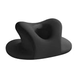 Maxbell Memory Foam Travel Neck Pillow Ergonomic Breathable Hole Desk Napping Pillow