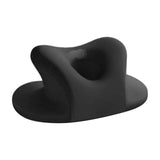 Maxbell Memory Foam Travel Neck Pillow Ergonomic Breathable Hole Desk Napping Pillow