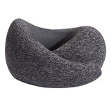 Maxbell Travel Pillow Breathable Memory Foam Soft Neck Pillow for Train Airplane Car Gray