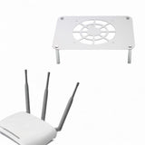 Maxbell Routers Cooling Base Stable Routers Cooling Rack for Home Studio Sturdy Room Silver