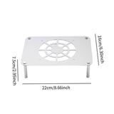 Maxbell Routers Cooling Base Stable Routers Cooling Rack for Home Studio Sturdy Room Silver