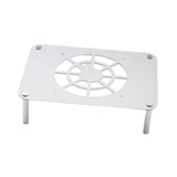 Maxbell Routers Cooling Base Stable Routers Cooling Rack for Home Studio Sturdy Room Silver