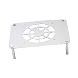 Maxbell Routers Cooling Base Stable Routers Cooling Rack for Home Studio Sturdy Room Silver
