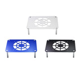 Maxbell Routers Cooling Base Stable Routers Cooling Rack for Home Studio Sturdy Room Silver