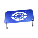 Maxbell Routers Cooling Base Stable Routers Cooling Rack for Home Studio Sturdy Room Blue
