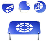 Maxbell Routers Cooling Base Stable Routers Cooling Rack for Home Studio Sturdy Room Blue
