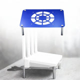 Maxbell Routers Cooling Base Stable Routers Cooling Rack for Home Studio Sturdy Room Blue
