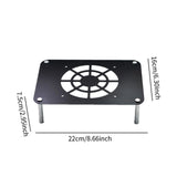 Maxbell Routers Cooling Base Stable Routers Cooling Rack for Home Studio Sturdy Room Black