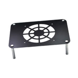 Maxbell Routers Cooling Base Stable Routers Cooling Rack for Home Studio Sturdy Room Black