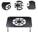 Maxbell Routers Cooling Base Stable Routers Cooling Rack for Home Studio Sturdy Room Black