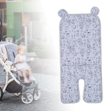 Maxbell Baby Stroller Cushion Universal Baby Seat Pad Liner for Pushchair Child Seat Gray