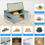 Maxbell Hat Storage Box Hold 5 Hats Multifunction Storage Bag for Towels Toys Gloves