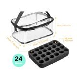 Maxbell Paint Organizer Case Removable Dividers Convenient Art Supply Storage Bag