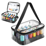 Maxbell Paint Organizer Case Removable Dividers Convenient Art Supply Storage Bag