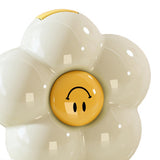 Maxbell Weekly Pill Box 6 Compartments Portable Pill Holder for Bag Office Traveling White