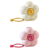 Maxbell Weekly Pill Box 6 Compartments Portable Pill Holder for Bag Office Traveling White