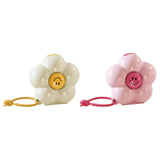 Maxbell Weekly Pill Box 6 Compartments Portable Pill Holder for Bag Office Traveling White