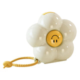 Maxbell Weekly Pill Box 6 Compartments Portable Pill Holder for Bag Office Traveling White