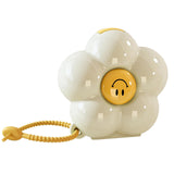 Maxbell Weekly Pill Box 6 Compartments Portable Pill Holder for Bag Office Traveling White