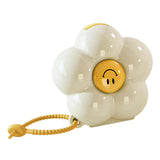 Maxbell Weekly Pill Box 6 Compartments Portable Pill Holder for Bag Office Traveling White