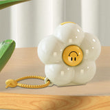 Maxbell Weekly Pill Box 6 Compartments Portable Pill Holder for Bag Office Traveling White