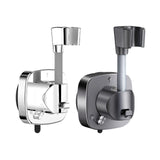Maxbell Suction Cup Shower Head Holder Sturdy Waterproof Handheld Showerhead Bracket Silvery