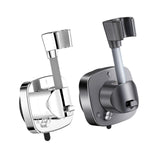 Maxbell Suction Cup Shower Head Holder Sturdy Waterproof Handheld Showerhead Bracket Silvery