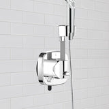 Maxbell Suction Cup Shower Head Holder Sturdy Waterproof Handheld Showerhead Bracket Silvery