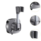Maxbell Suction Cup Shower Head Holder Sturdy Waterproof Handheld Showerhead Bracket Gray
