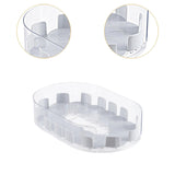Maxbell Turntable Organization Multipurpose Spice Rack for Cabinet Pantry Countertop White Clear